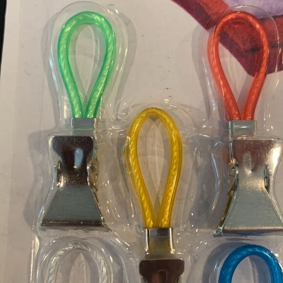 15 Towel Hanging Clips Clothespins Towel Markers Kitchen Bathroom Set Lot NEW - Picture 2 of 6